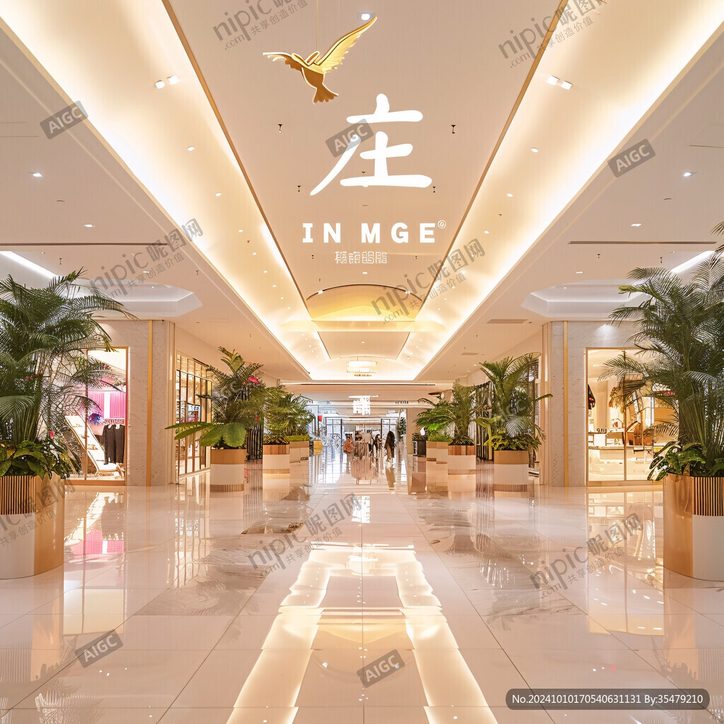 商场通道素材