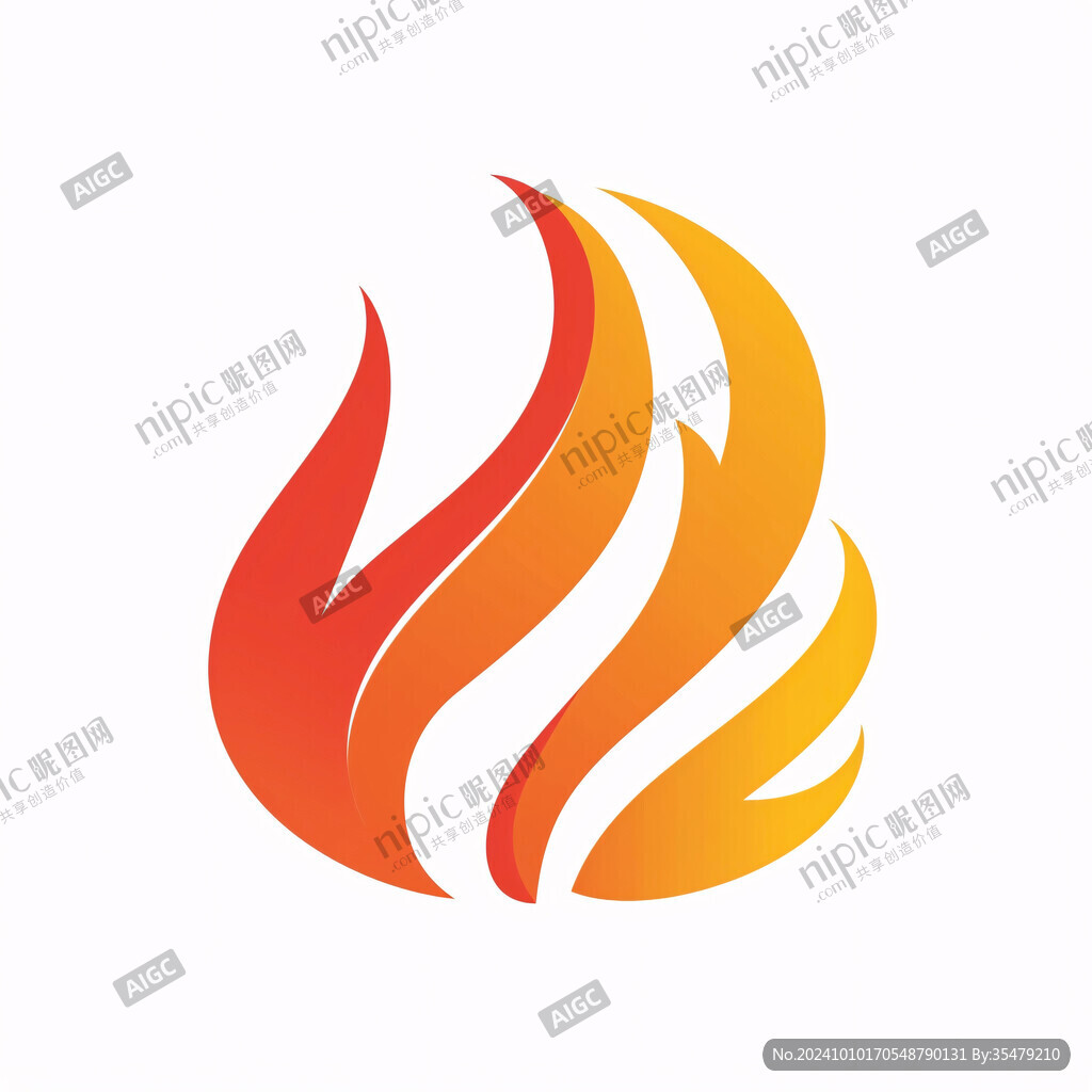 火苗火焰logo设计