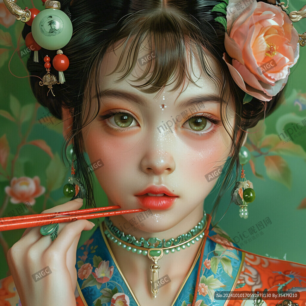 国潮花旦