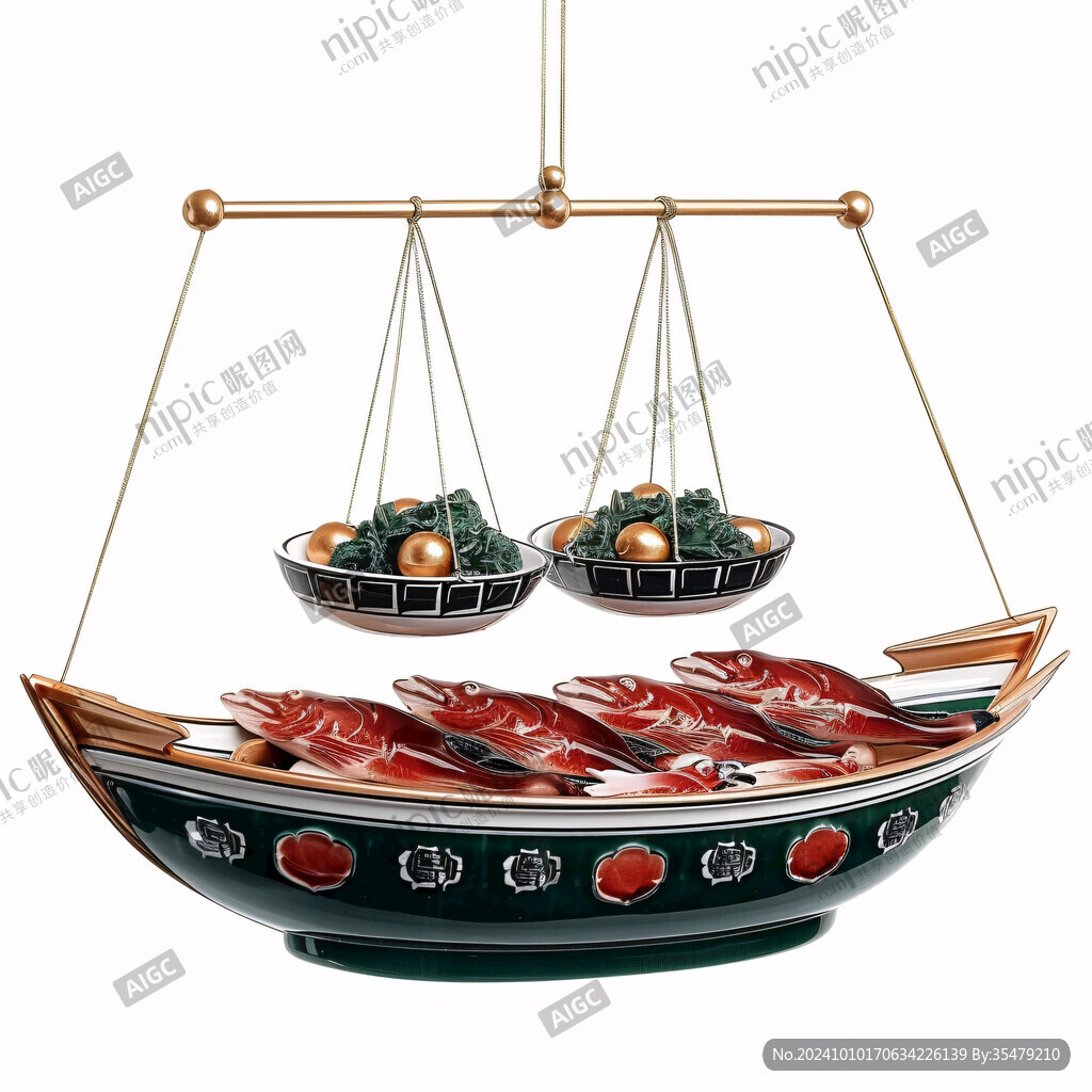 渔船元素小品