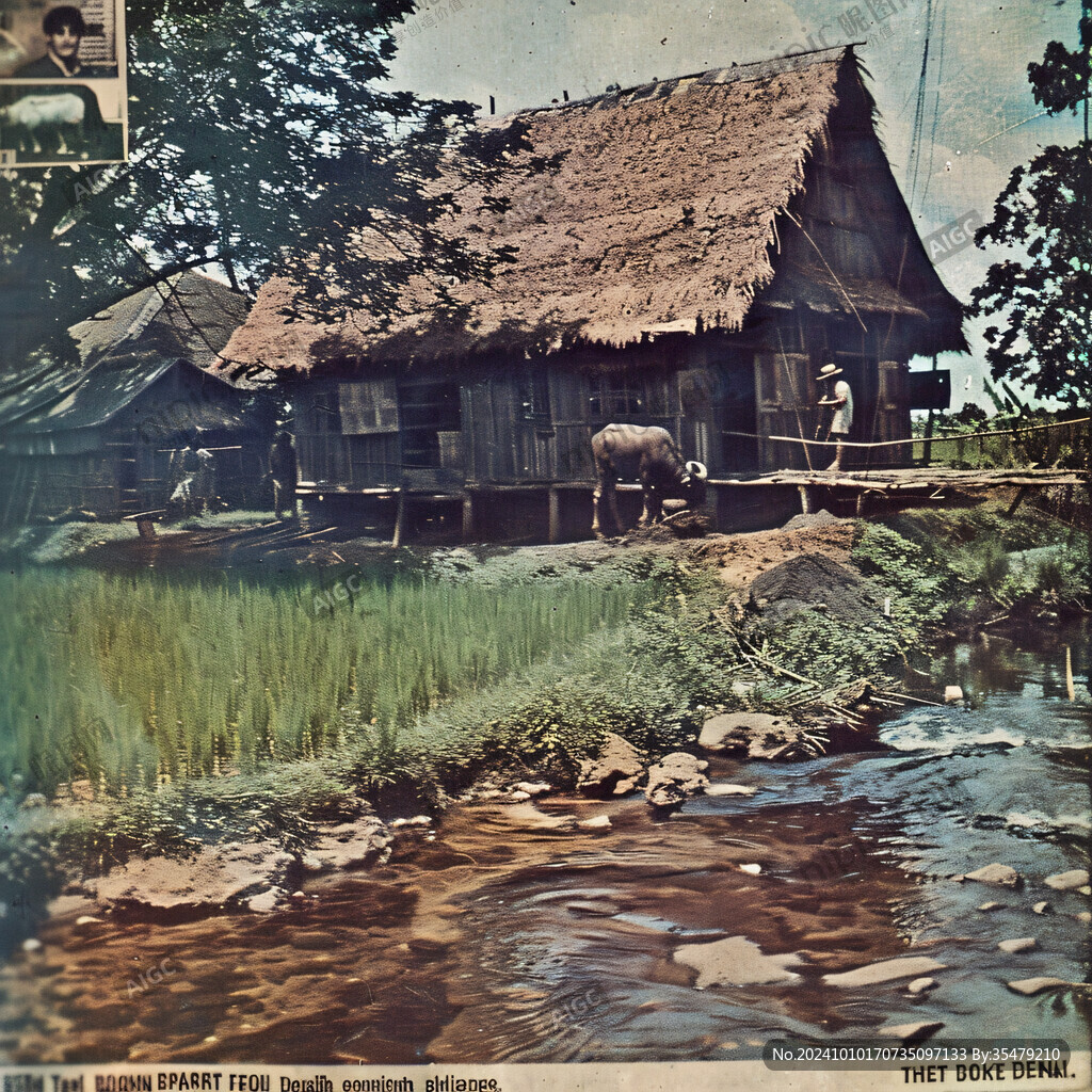 田园生活老照片