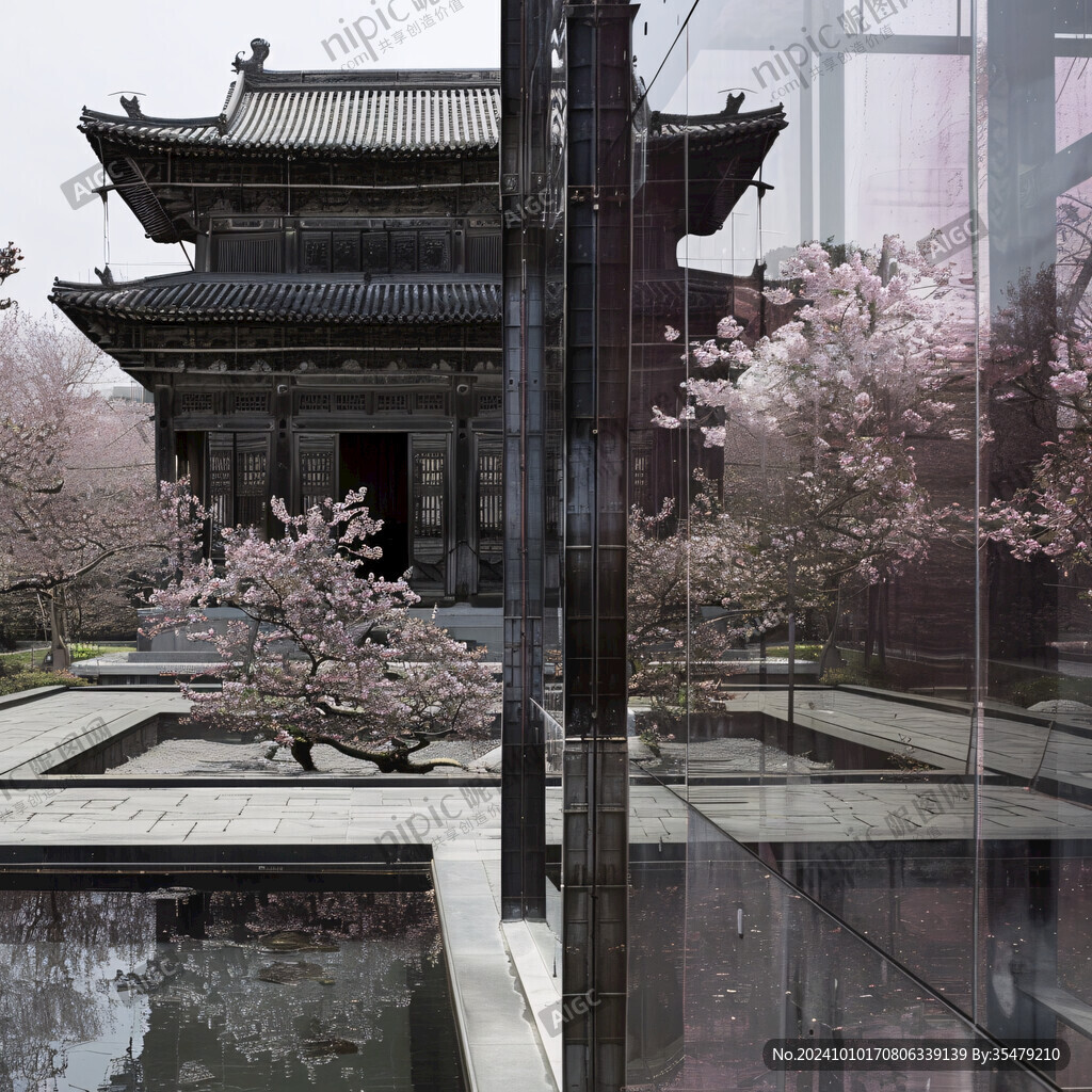 桃花古建筑