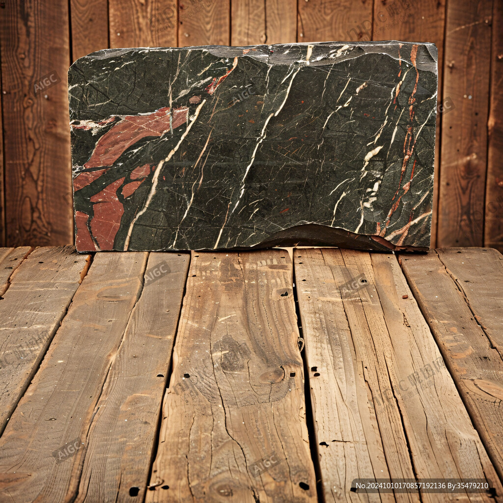 装饰画流体画文化石墙