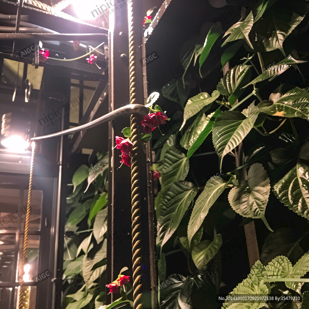 吊起来的植物