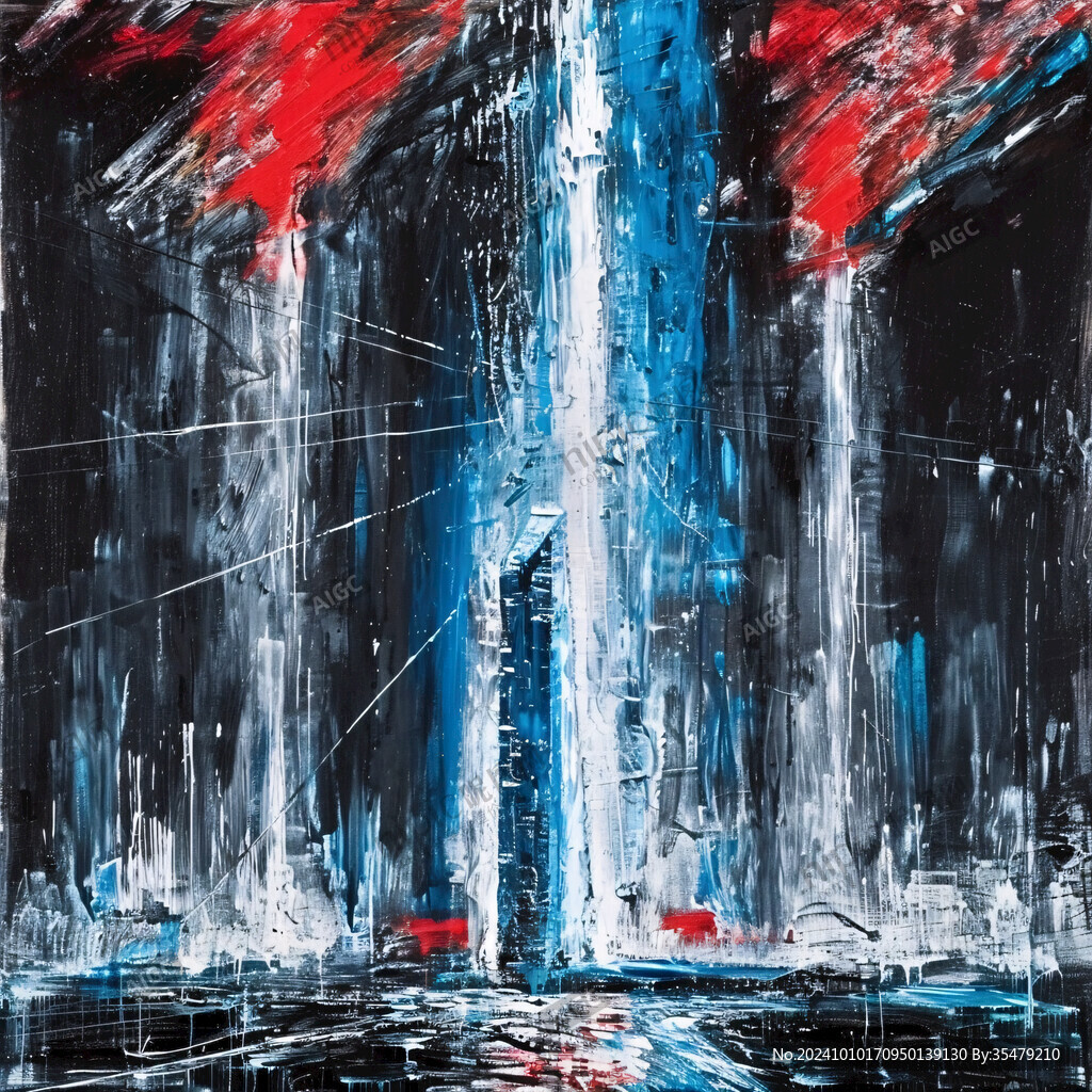 都市抽象画