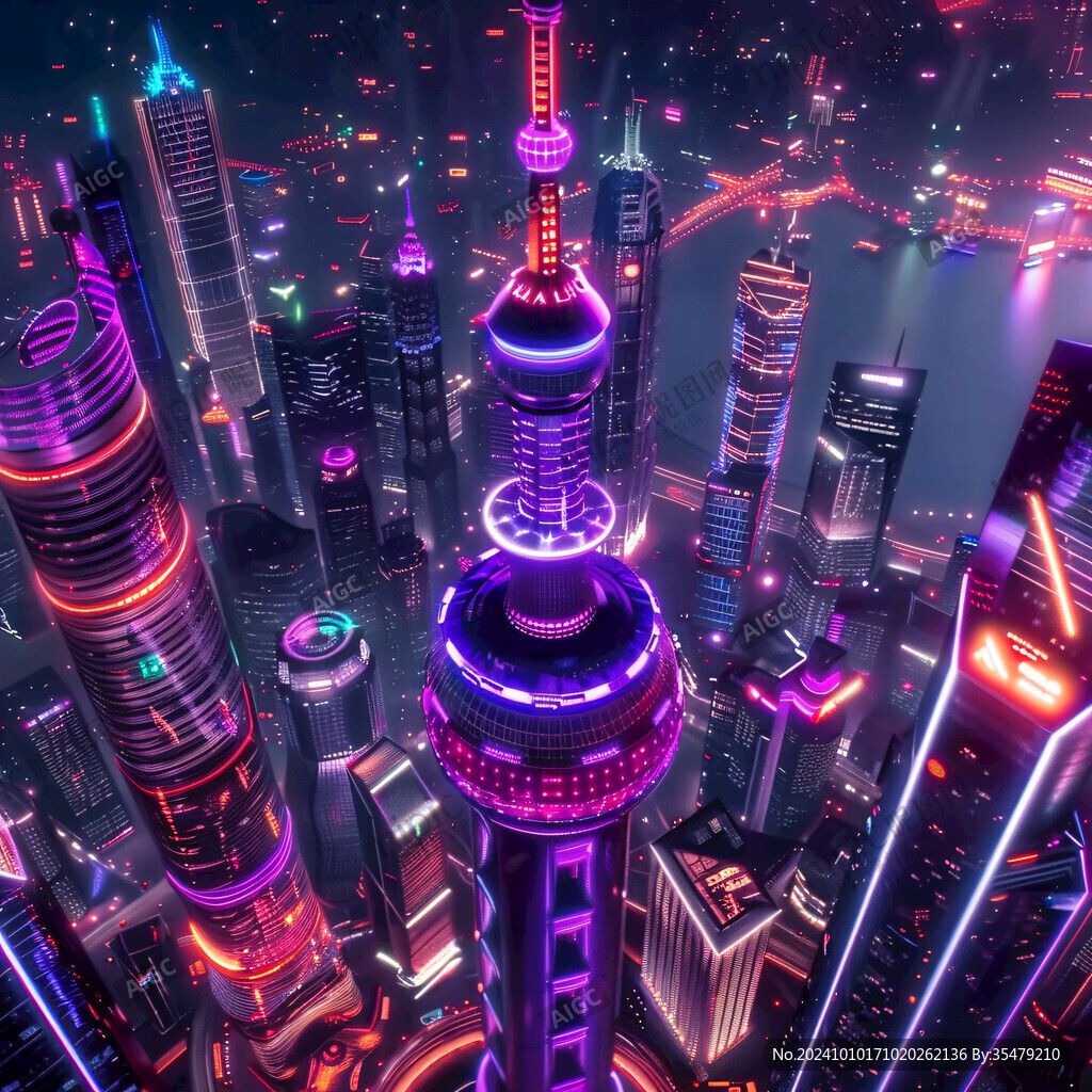 粉红色东方明珠