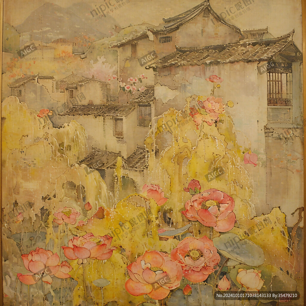 查济古镇油画
