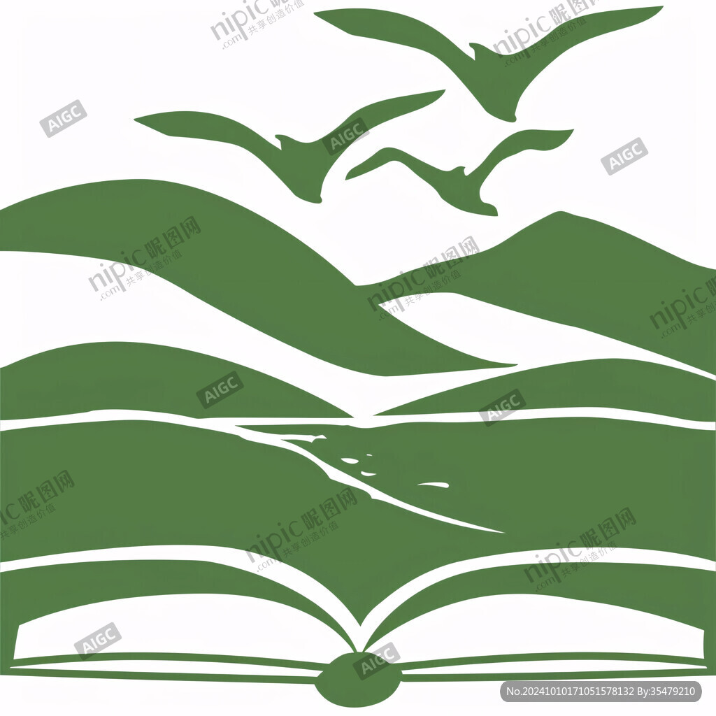 书籍飞鸟logo