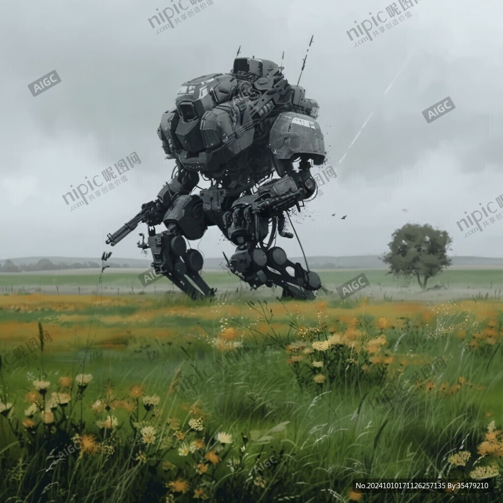 后现代机械科幻未来派