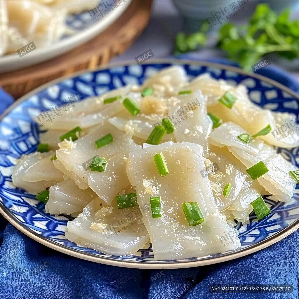 葱花榨菜凉拌粉丝宽粉