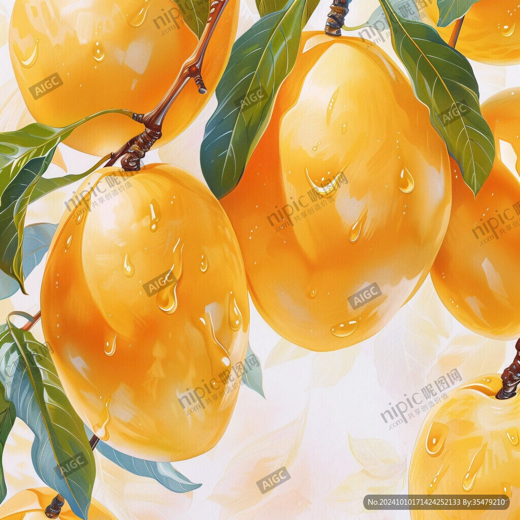 黄樱桃插画