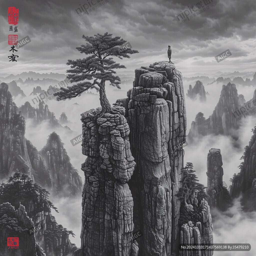 迎客松大图