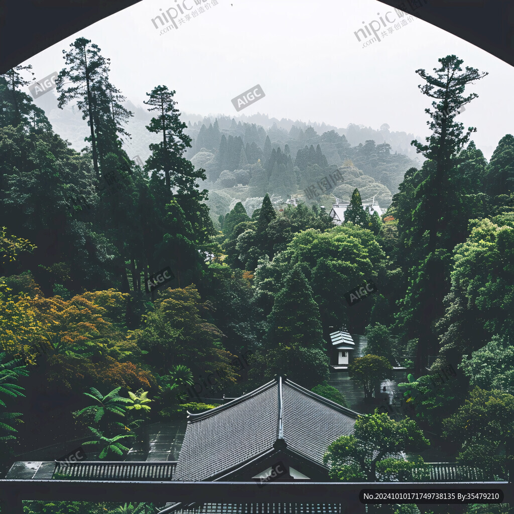 山林深山禅寺