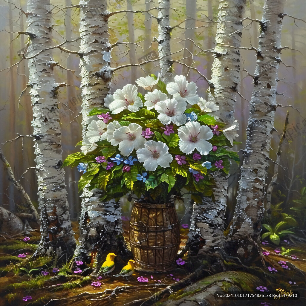 人物风景花卉油画