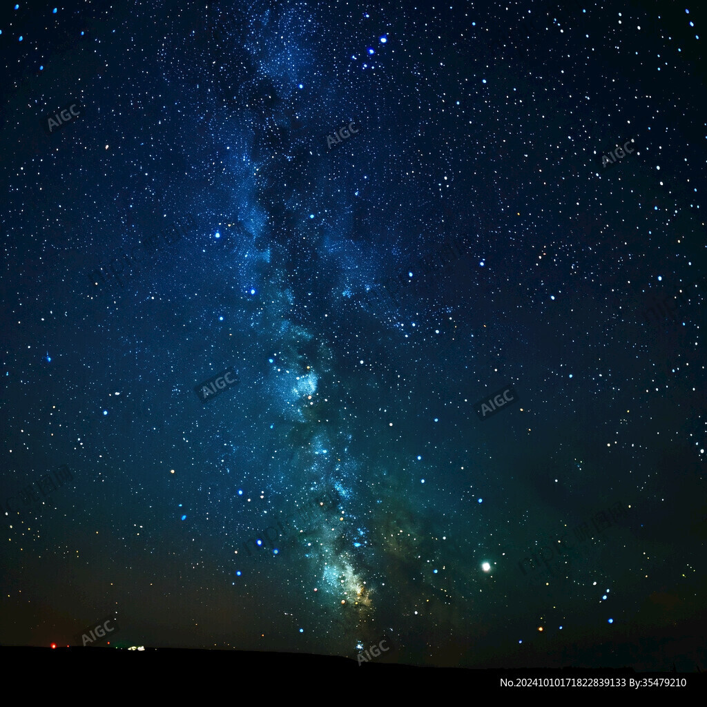 草原夜晚星空
