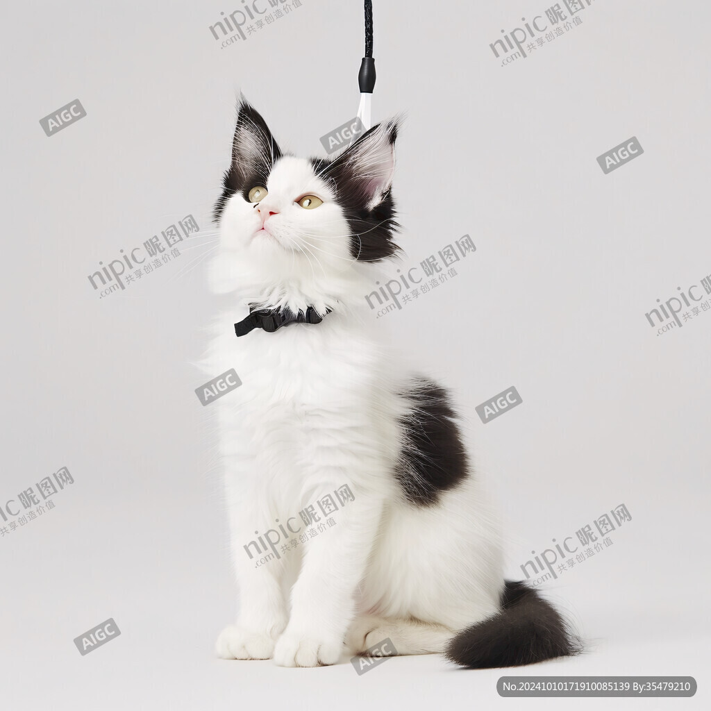 写实猫毛茸茸宠物插画