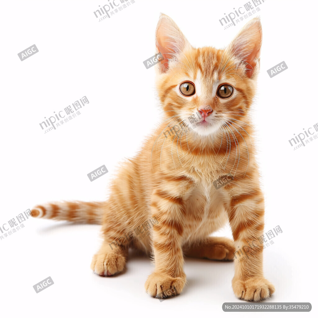 棕色小猫素材