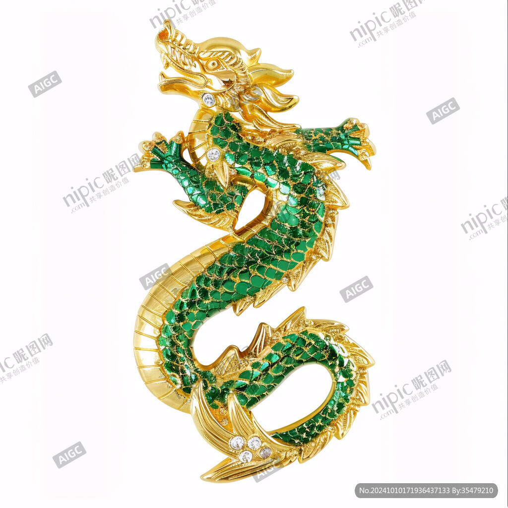 金色龙纹金龙苍龙青龙