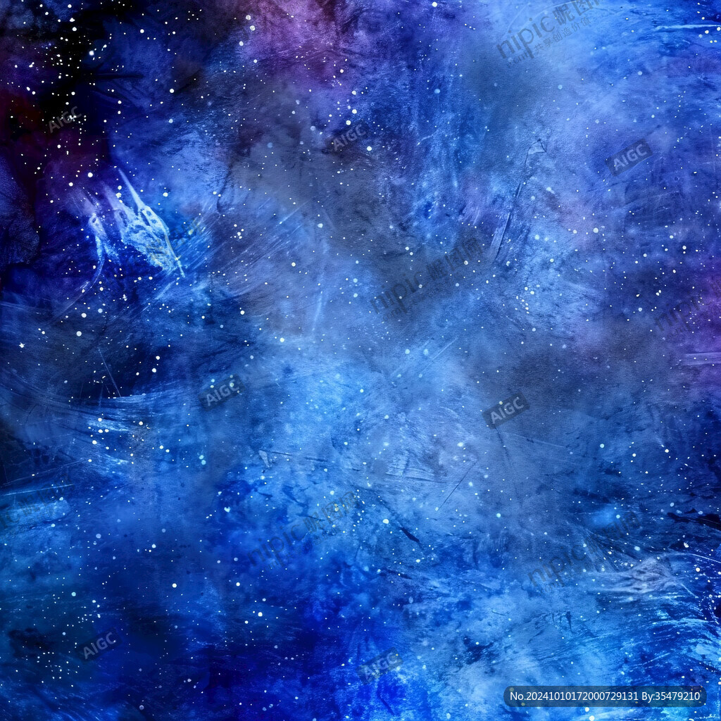 水彩广告背景星空背景