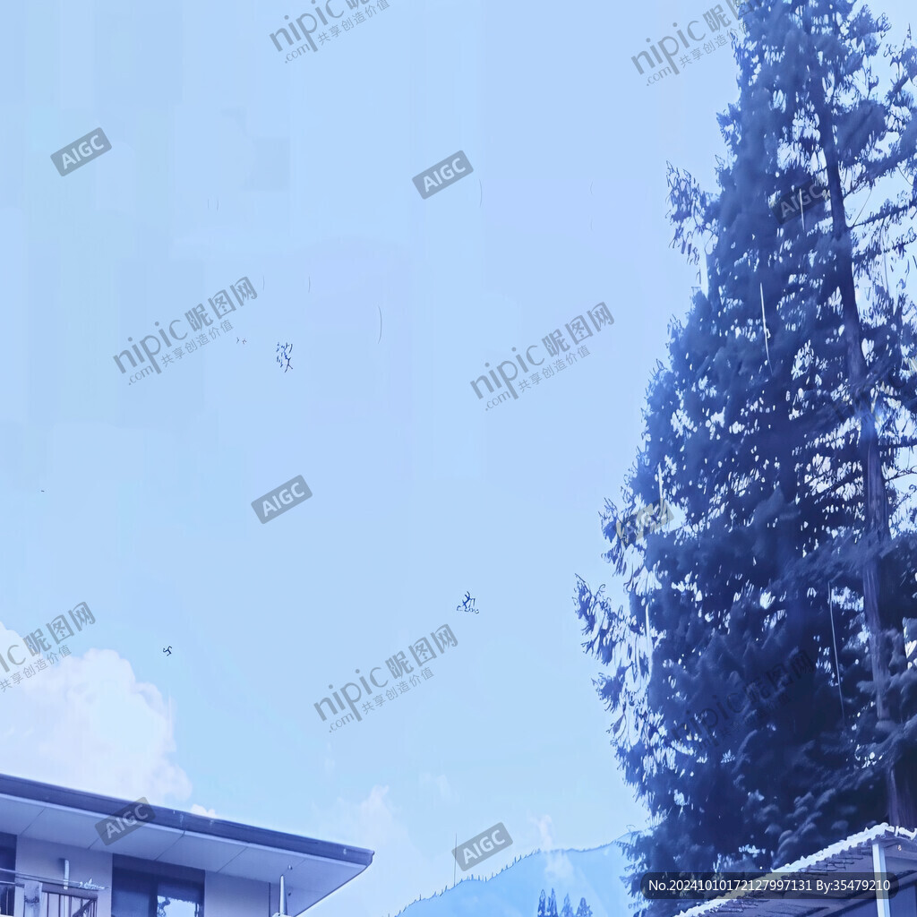雪山雪杉雪松