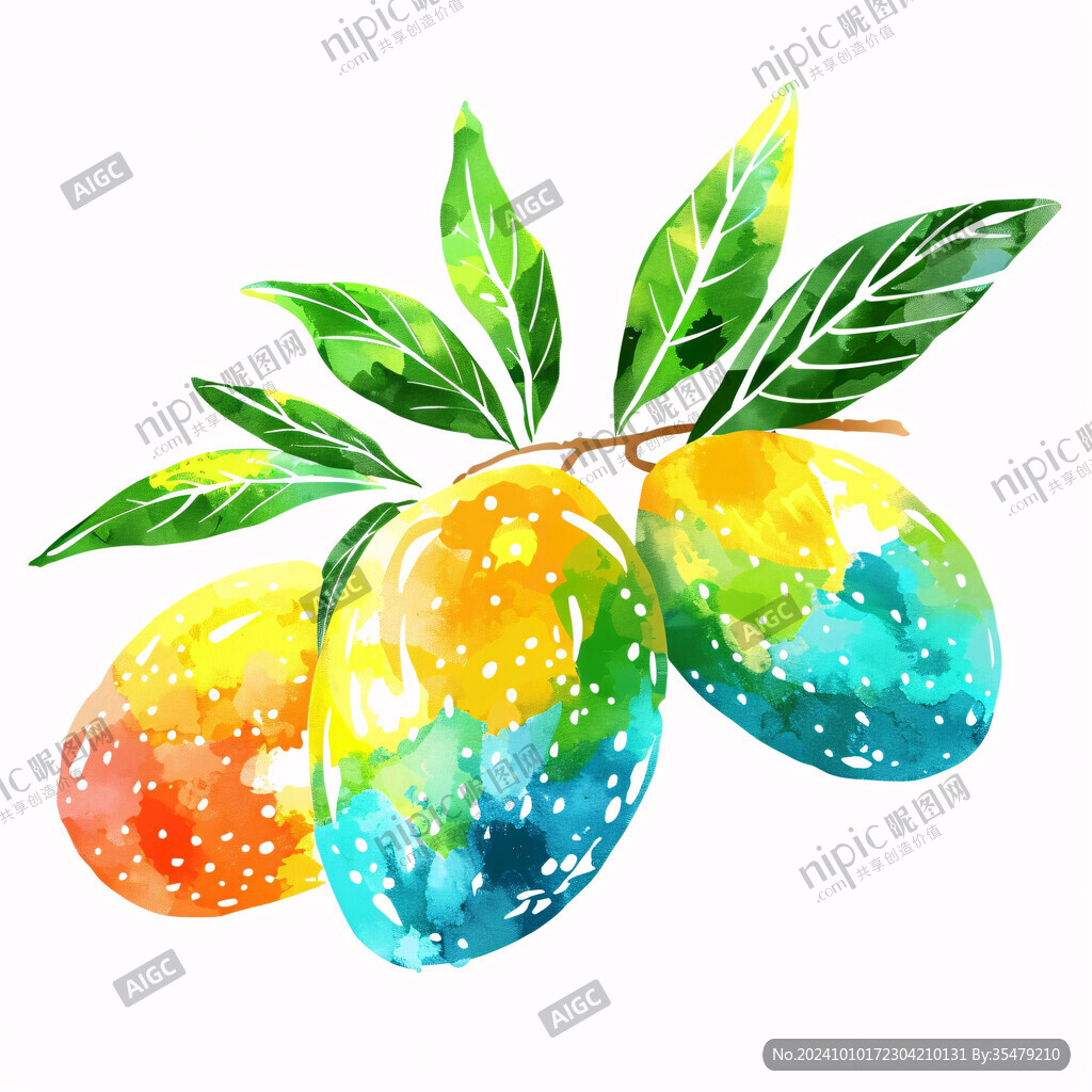 艺术化芒果图