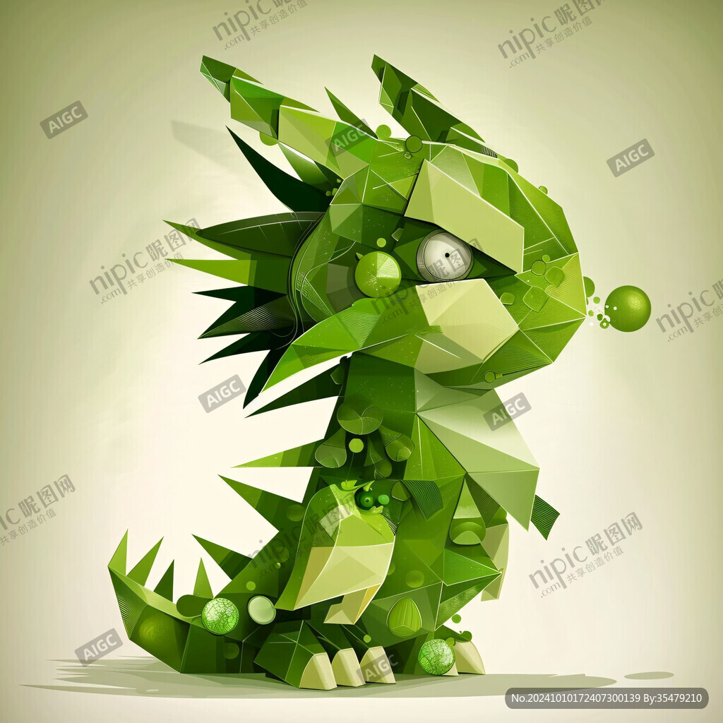 怪兽元素插画