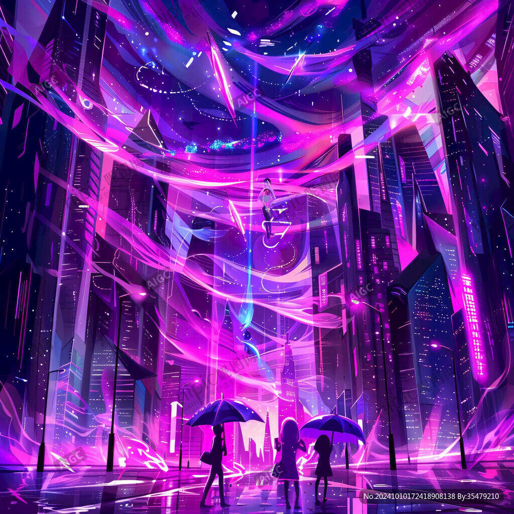未来感插画