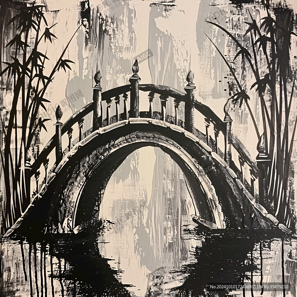 大画幅古桥