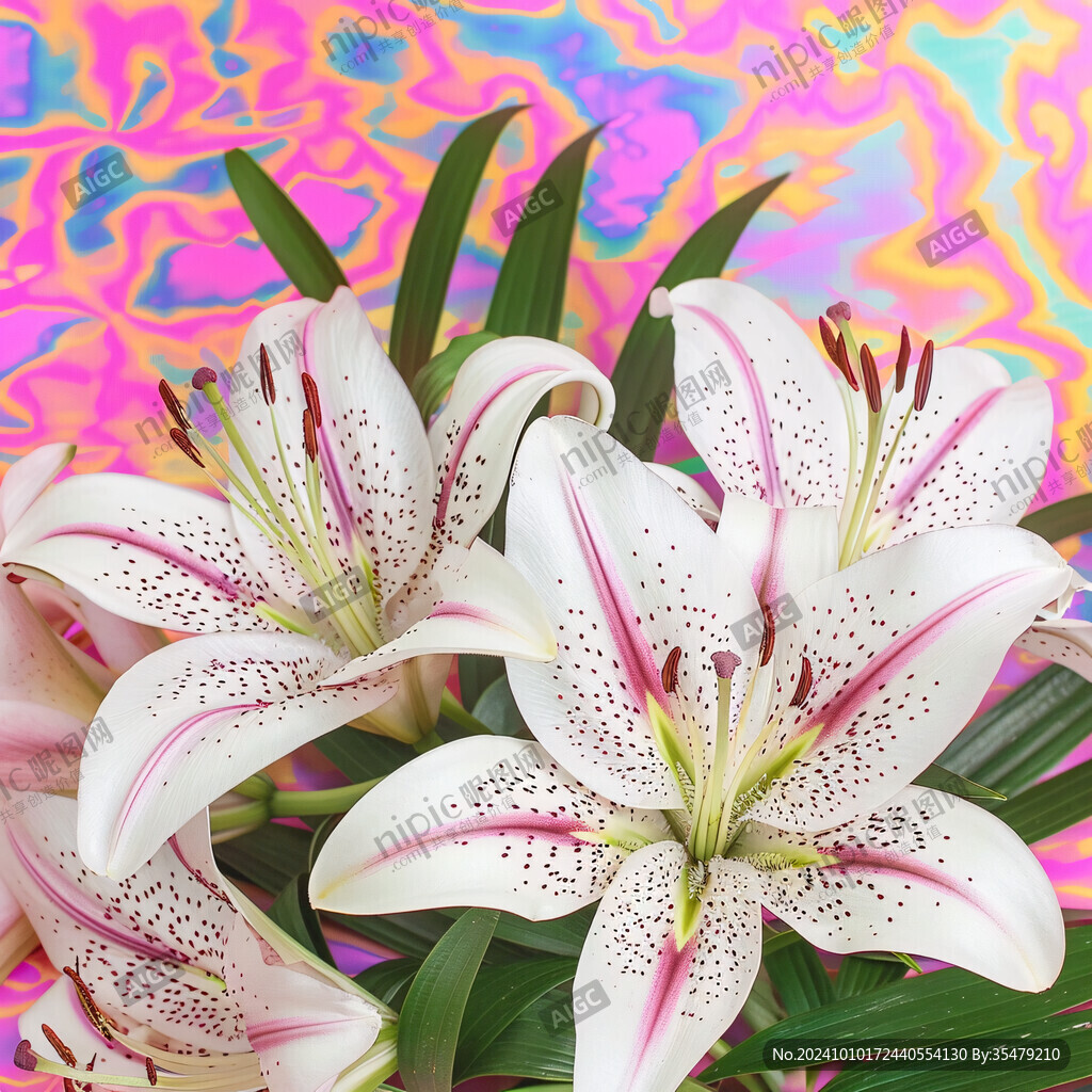 百合花花束