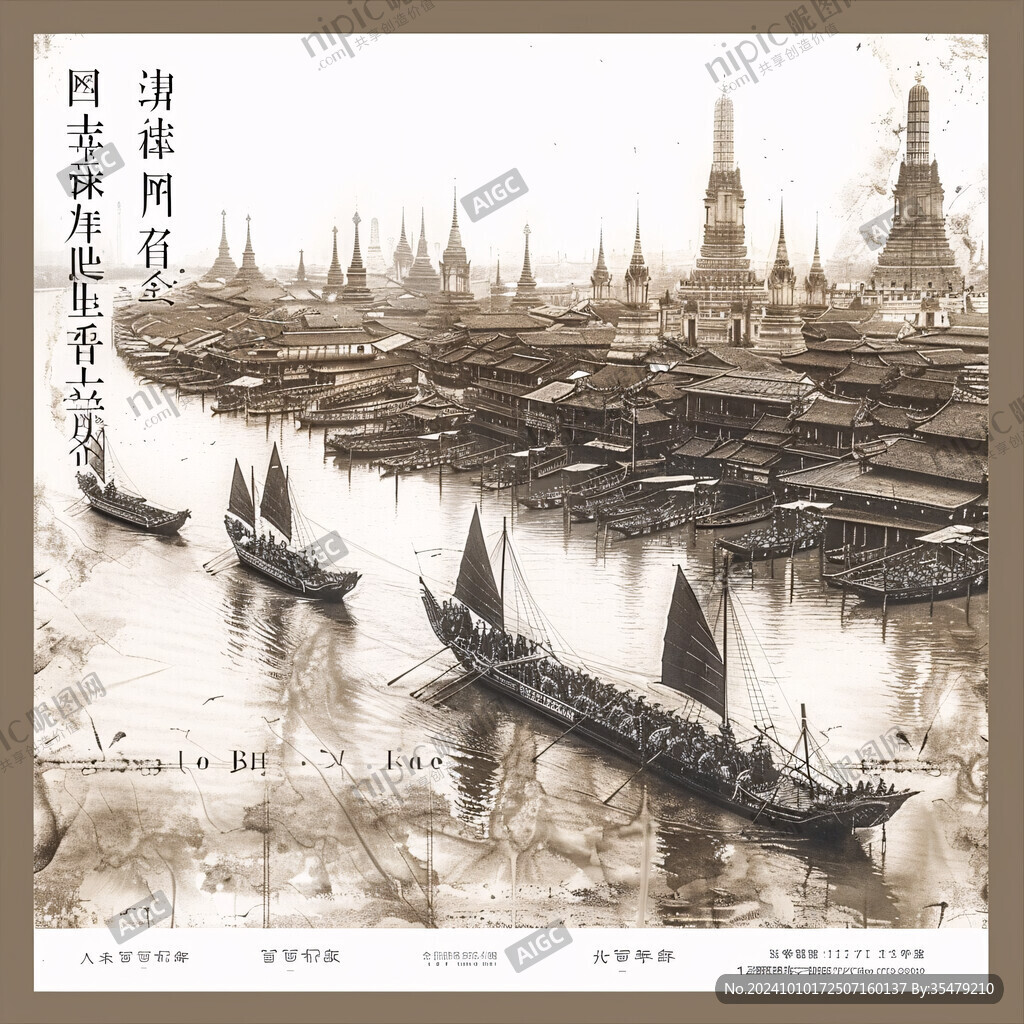 泰国印象展板商业广告