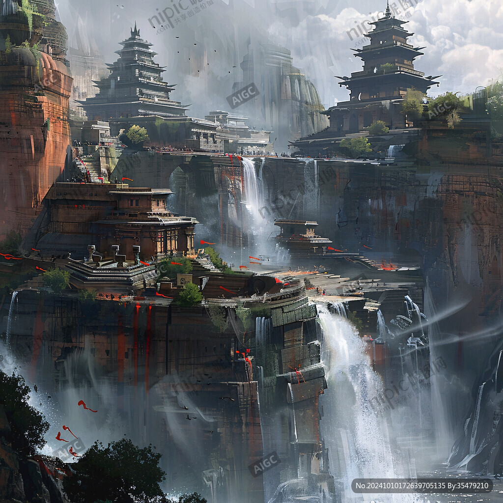古风人物大场景