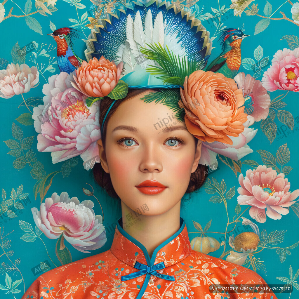 国潮民国美女