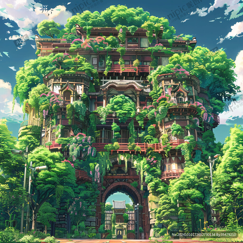 浮游岛天空之城