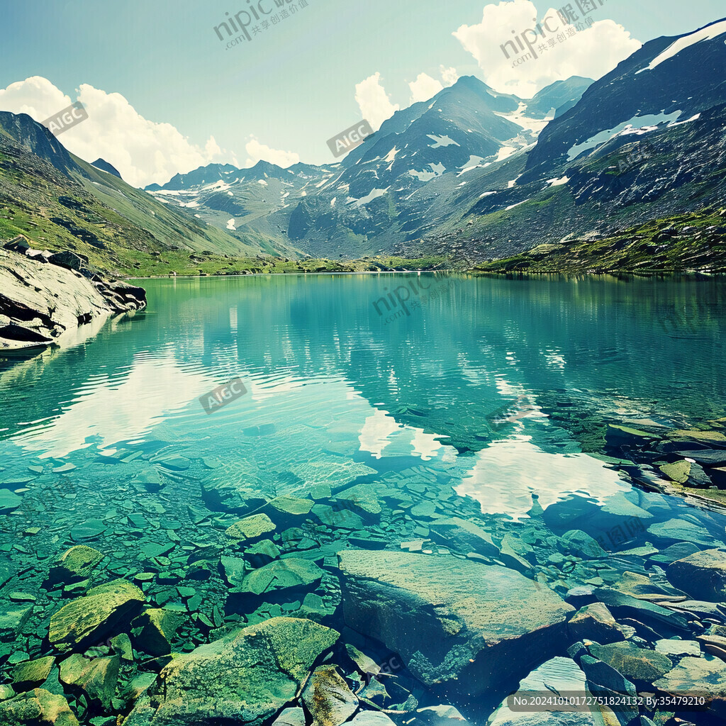 高山湖泊冰蚀湖