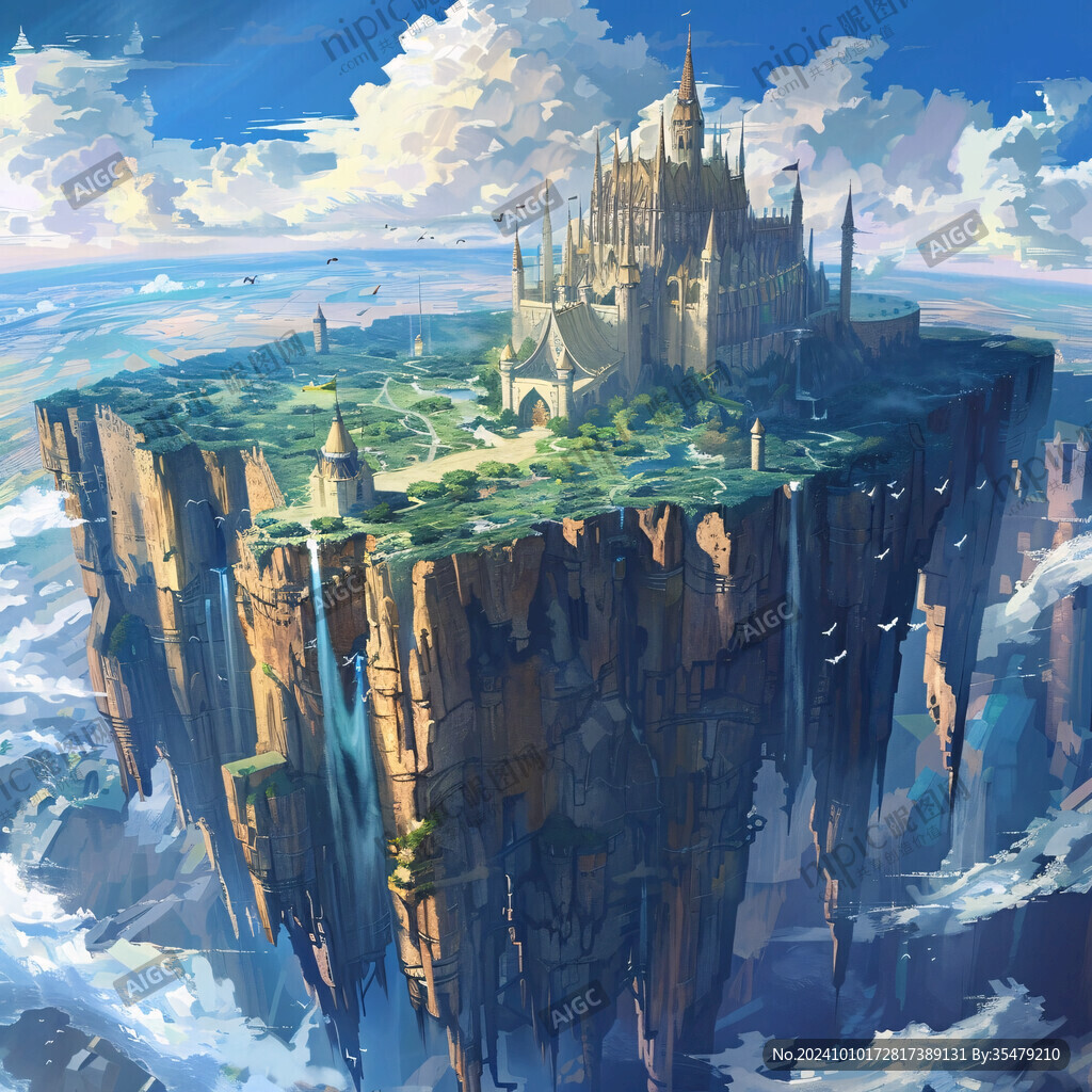 浮游岛天空之城