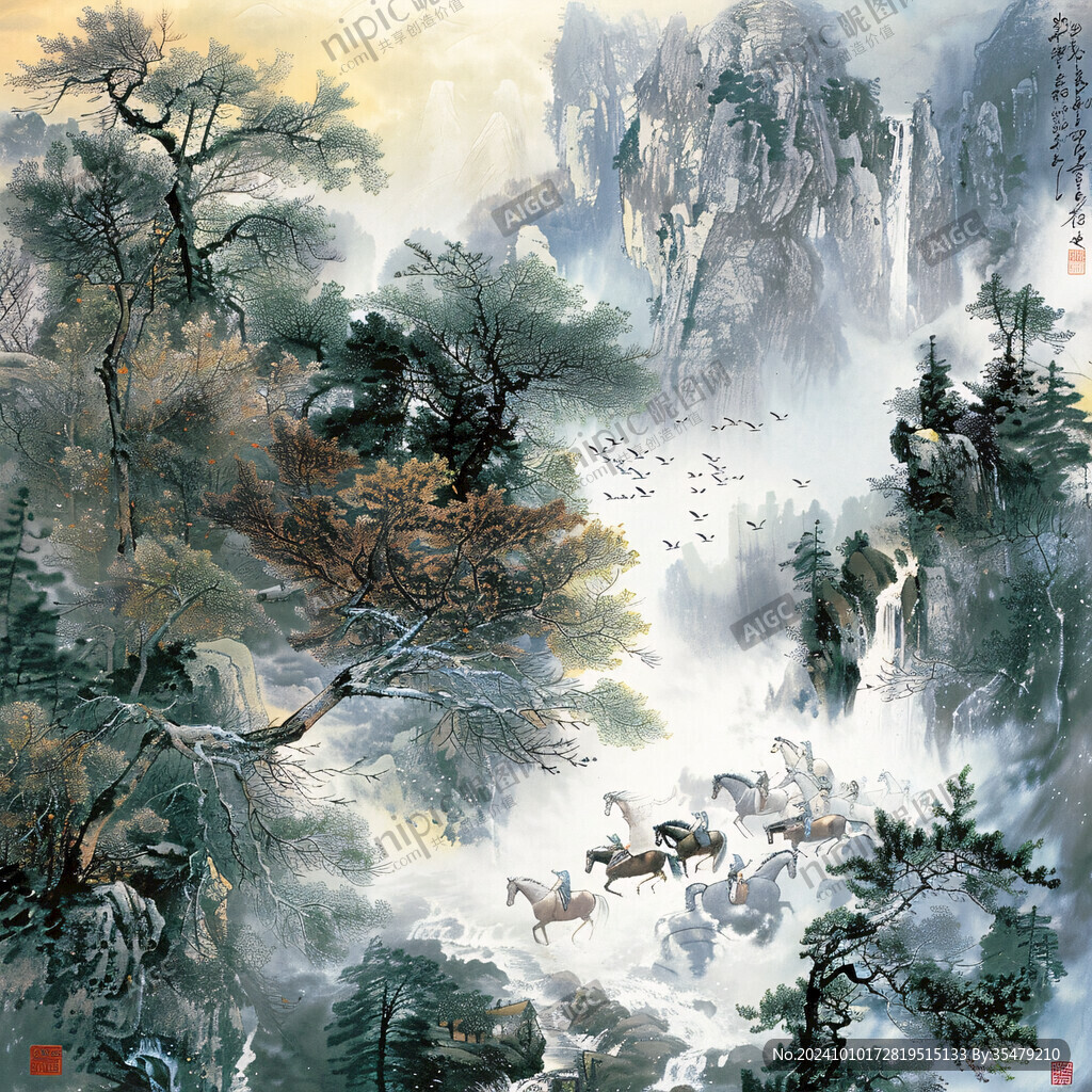 迎客松大图