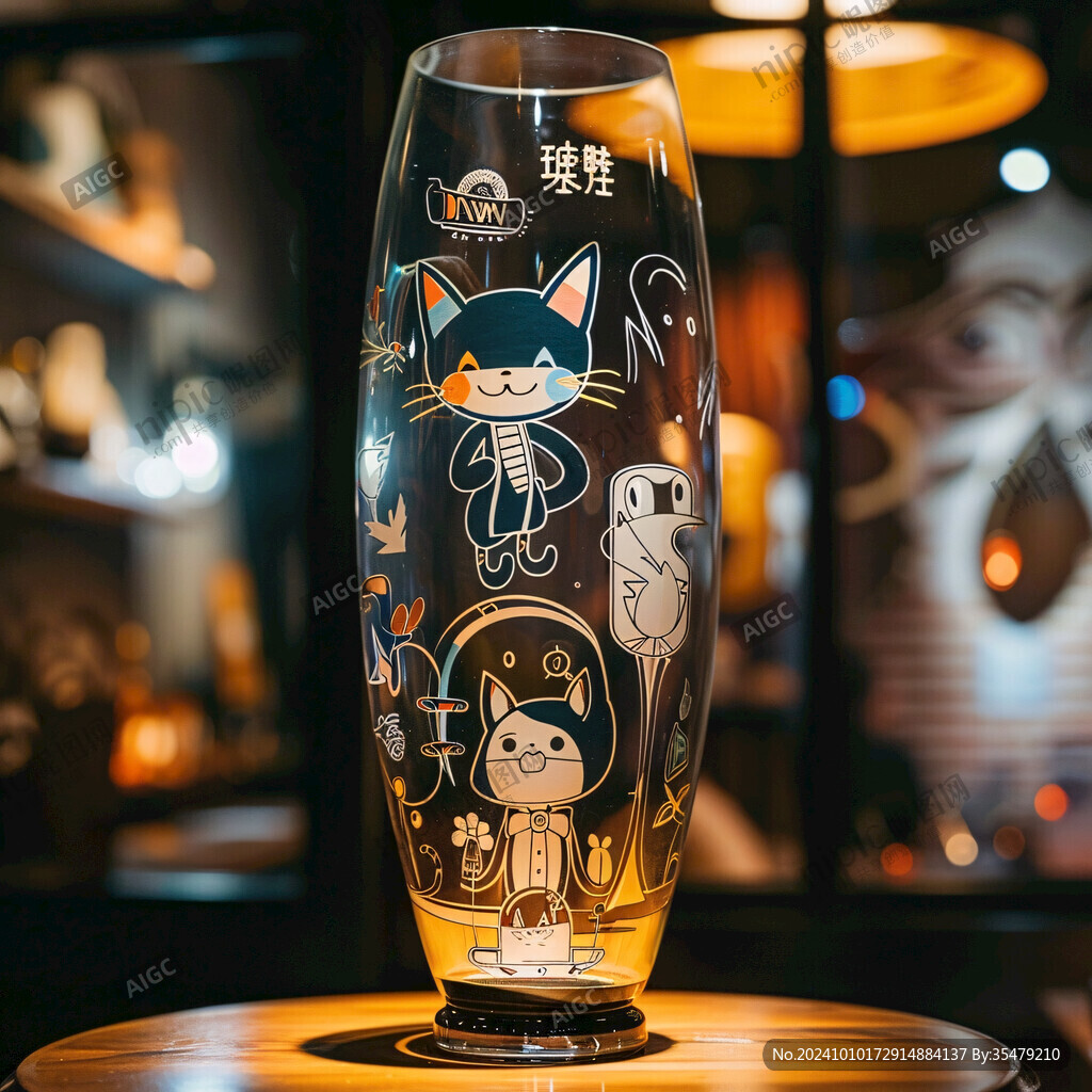招财猫酒杯
