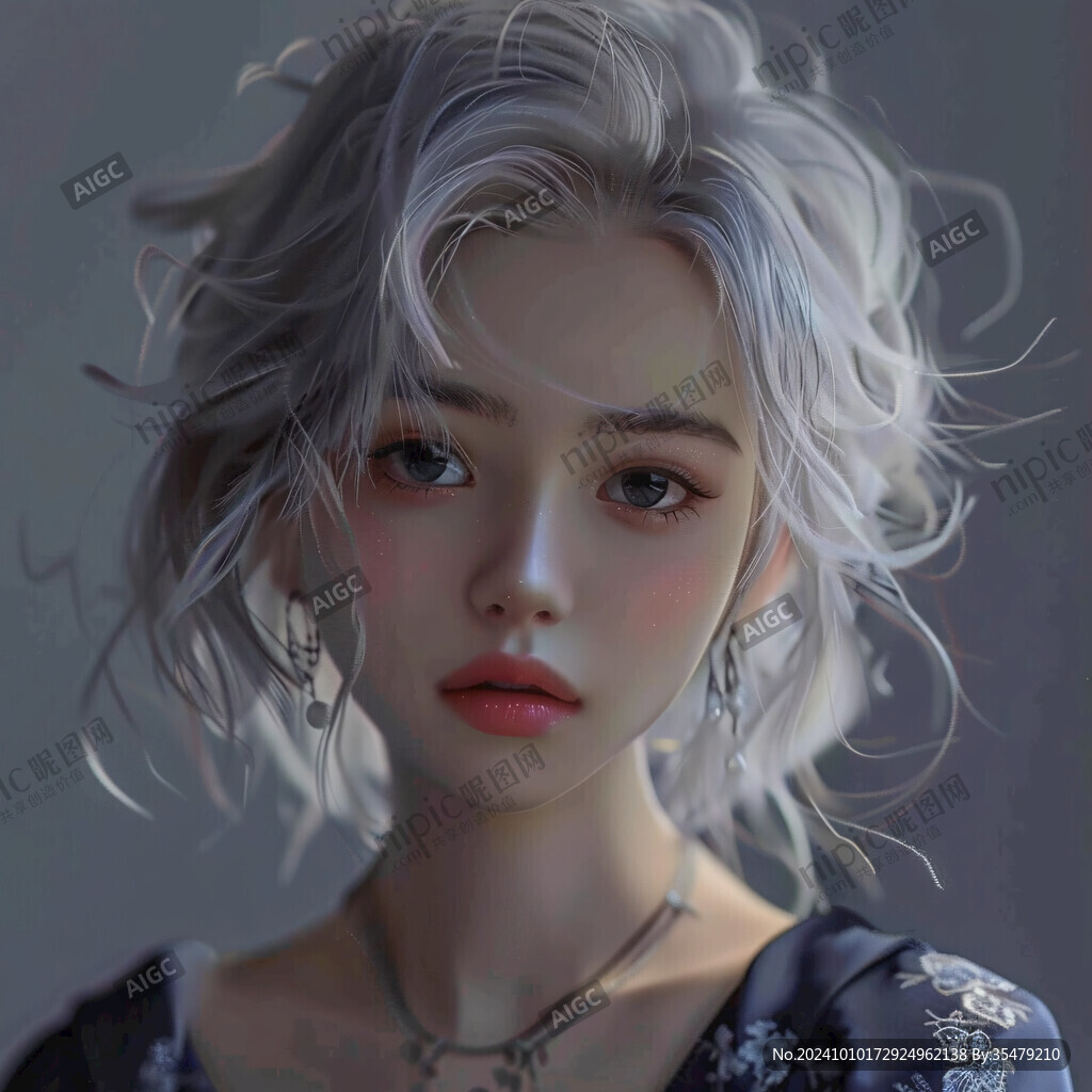 AI创作图厚涂头像 写实人物插画 板绘少女 美少女重绘 板绘女孩 板绘少女插画 高精女孩原画稿 数字美女插画 日韩厚涂 厚涂手绘 半身头像板绘 ...