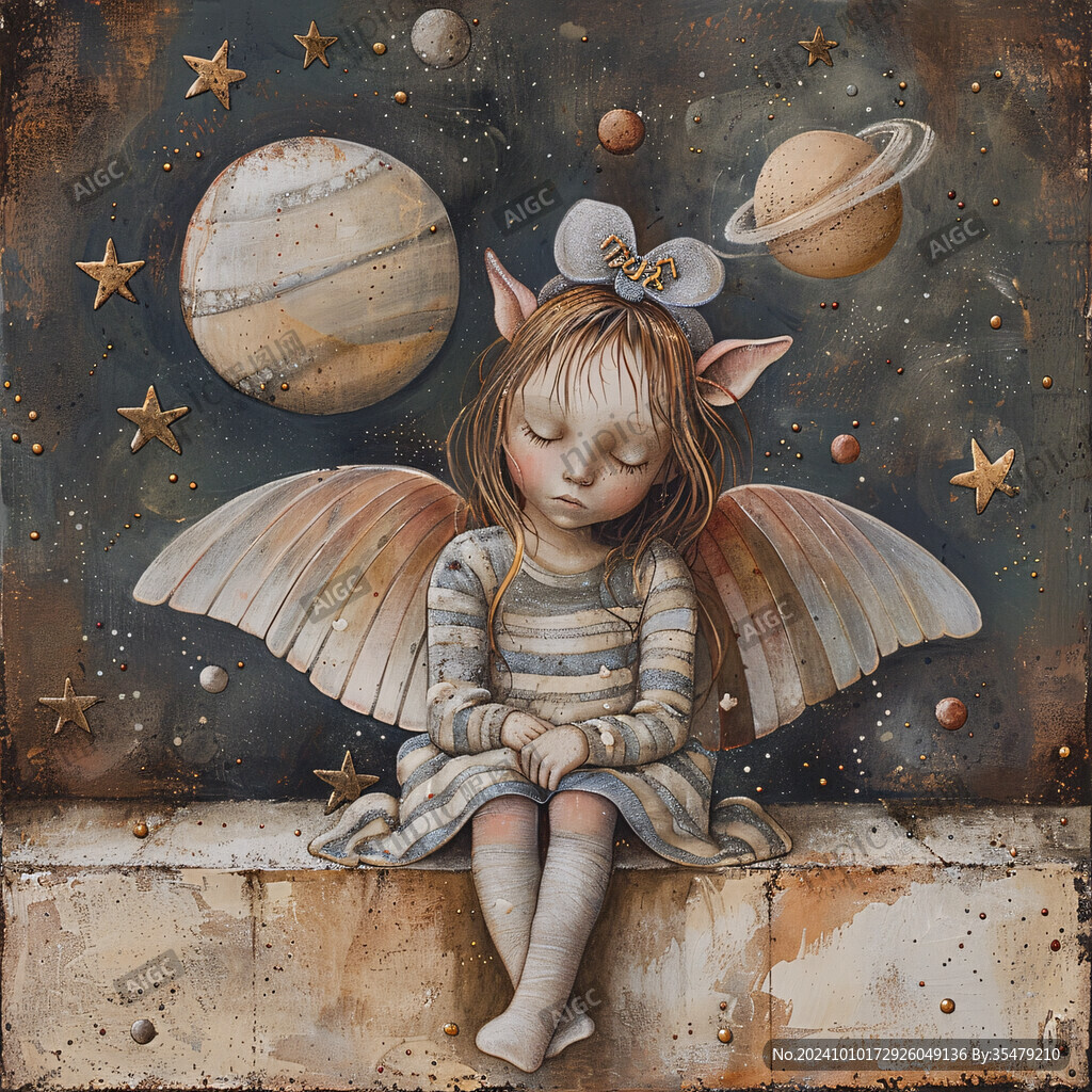 星空小女孩