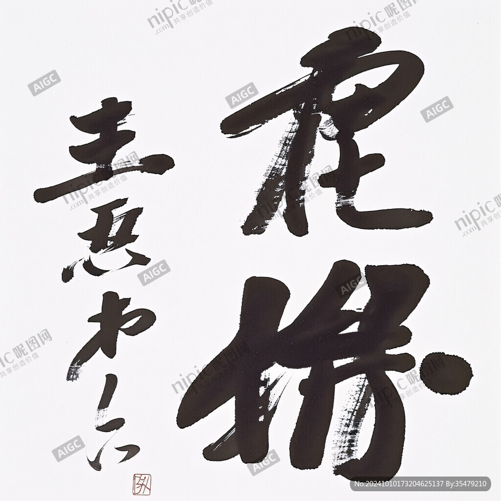 油条书法字体