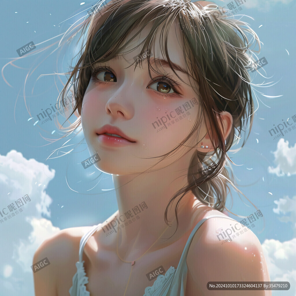 写实人物插画