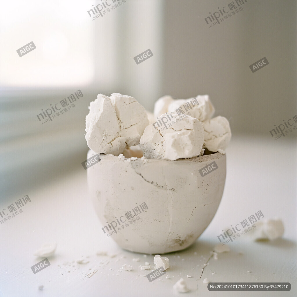 打碎的瓷器