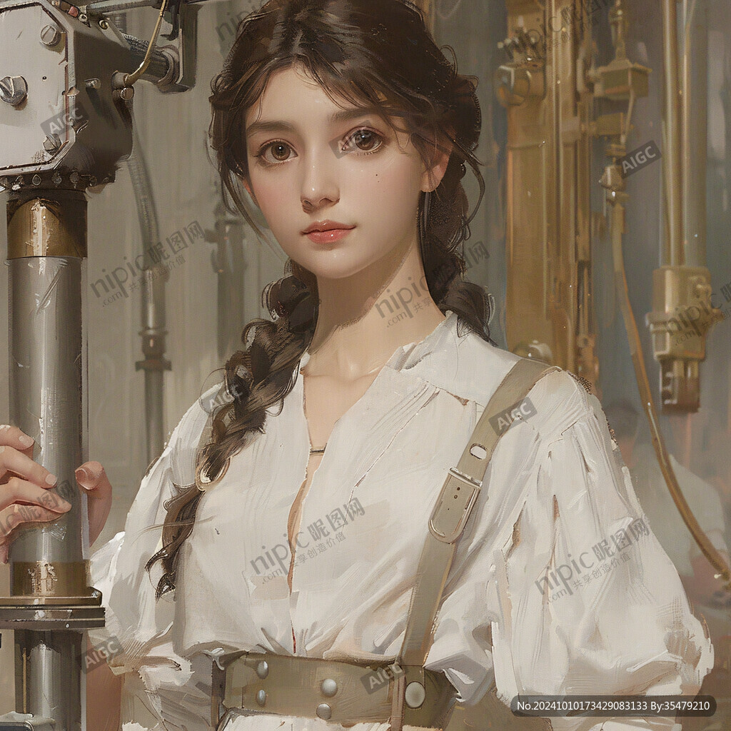 写实人物插画