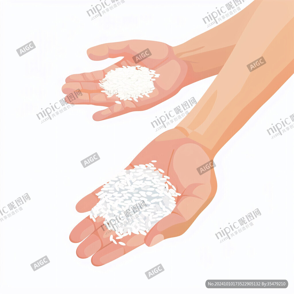 大米插画