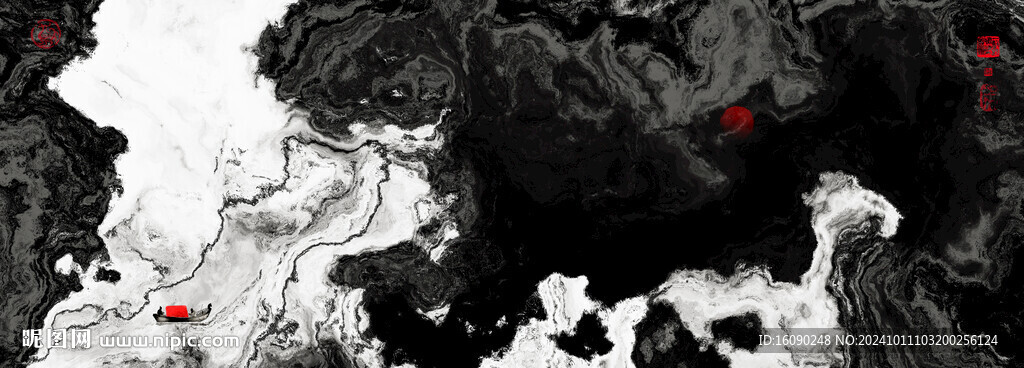 现代水墨装饰画