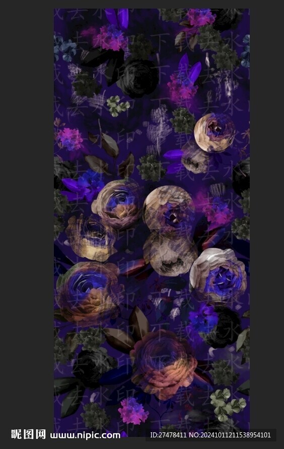 大牌手绘花