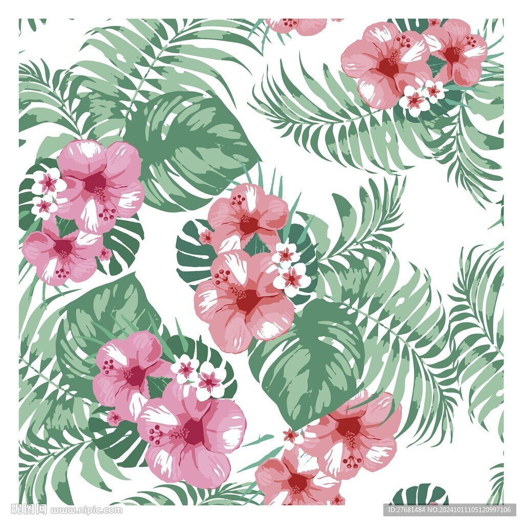 热带花