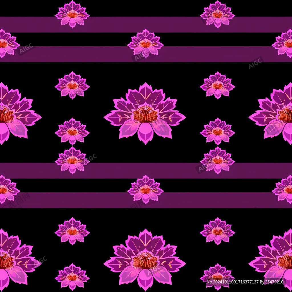 紫花底纹
