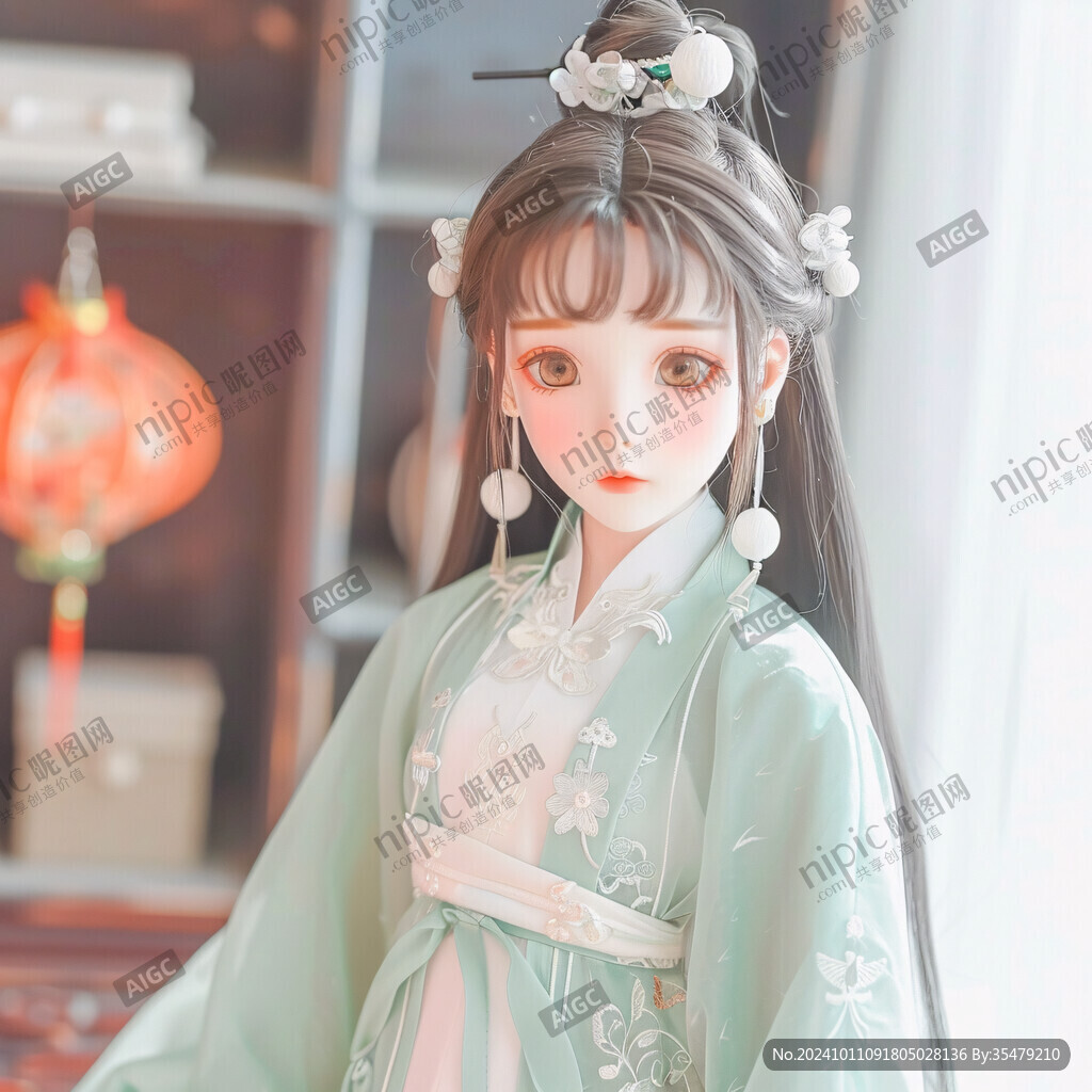 汉服卡通娃娃