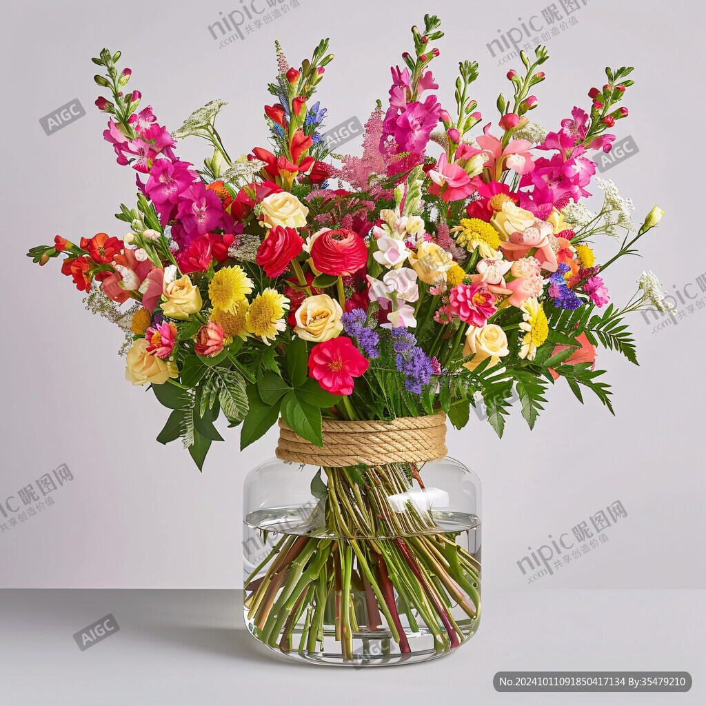 鲜花包装插花艺术花瓶